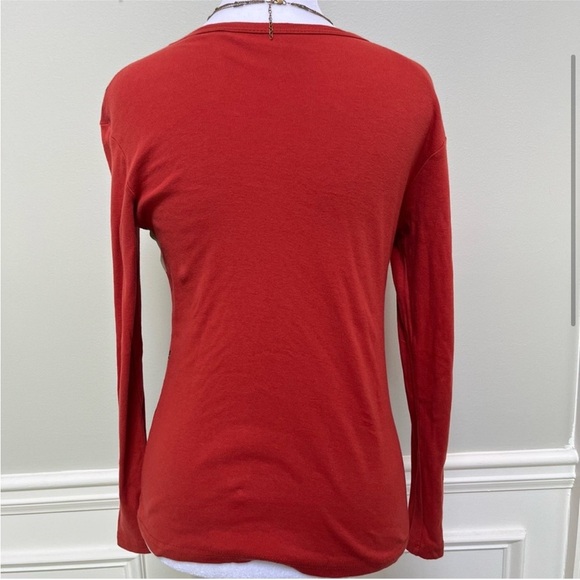 Kerrits Red Equestrian Long Sleeve Top L - Picture 3 of 9